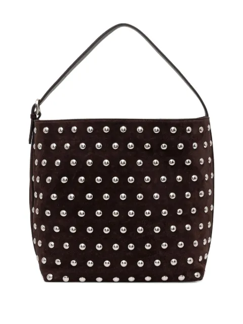 Liviana Conti studded-embellishment shoulder bag Brown A5WA61