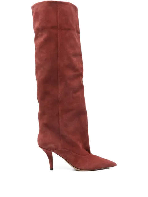 Paris Texas Ines Reverse pointed boots Red PX1685XV0SNBRANDYROUGENOIR