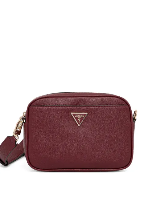 GUESS USA Meridian logo-plaque shoulder bag Red HWBG6974140