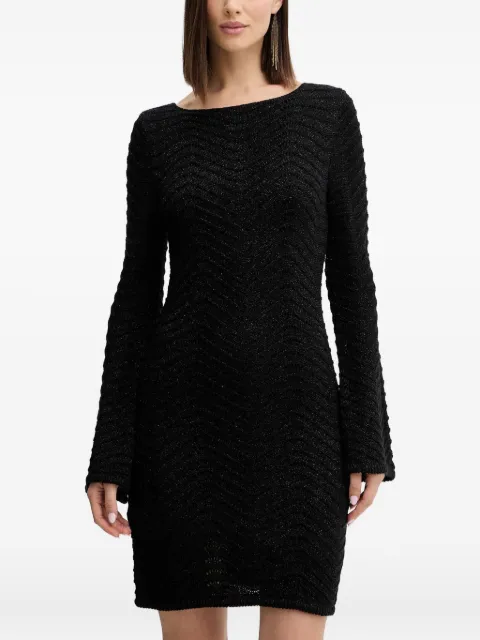 GUESS USA long-sleeve mini dress Black W5BK83Z0192