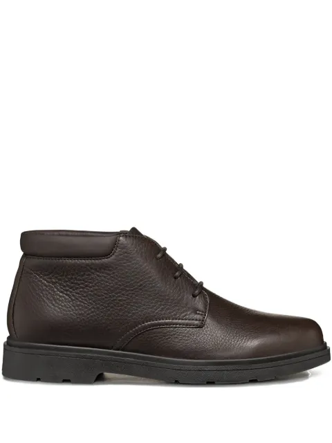 Geox leather lace-up boots Brown U36D1B00046C6010