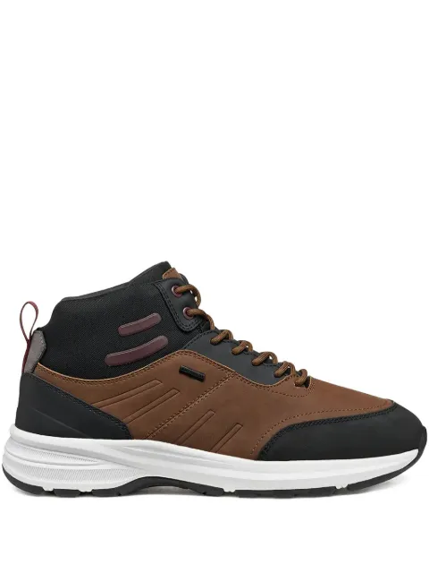 Geox Senales Abx panelled lace-up boots Brown U56M2C0EK3RC0517
