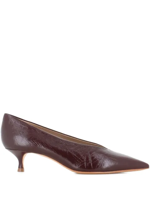 Le Monde Beryl 40mm Babouche pointed pumps Brown NPLAUB