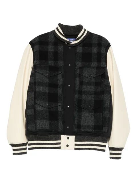 Junya Watanabe MAN check panelled jacket Grey WPJ030