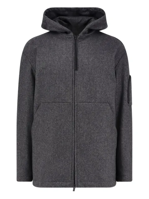 Hevo Grottaverde hooded coat Grey GROTTAVERDESI7404104