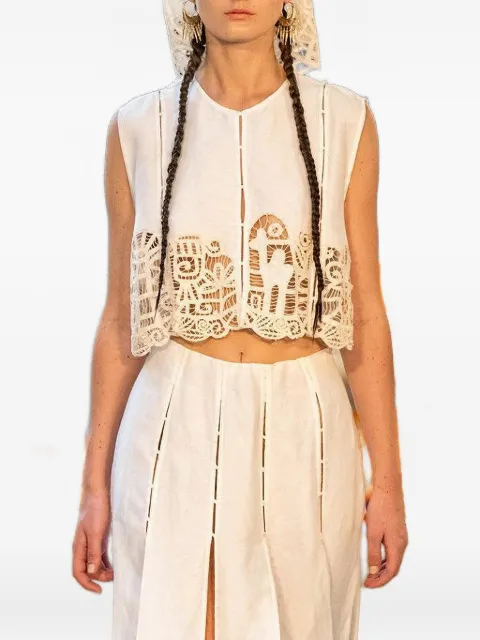 ALEMAIS Rosemary top White 6089TMULTI
