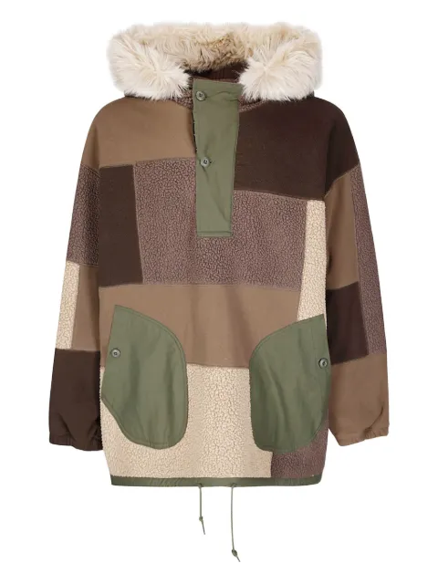 Comme des Garçons Homme hooded jacket Brown HPJ022W25