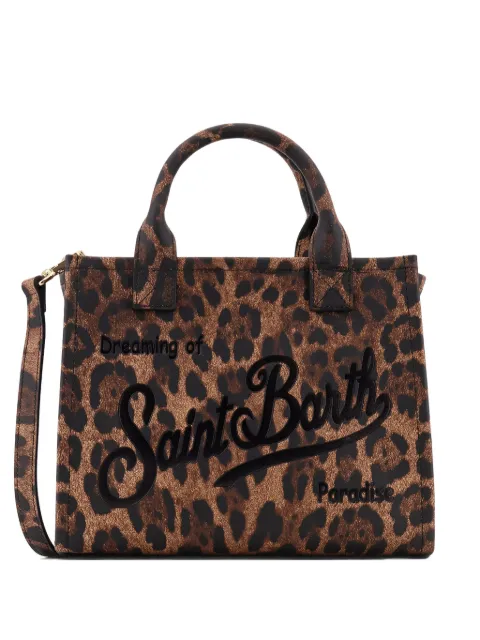 MC2 Saint Barth leopard-print shoulder bag Brown VANMD00100761I12