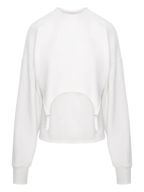 Murmur cutout sweatshirt White ME000GRTSWT02
