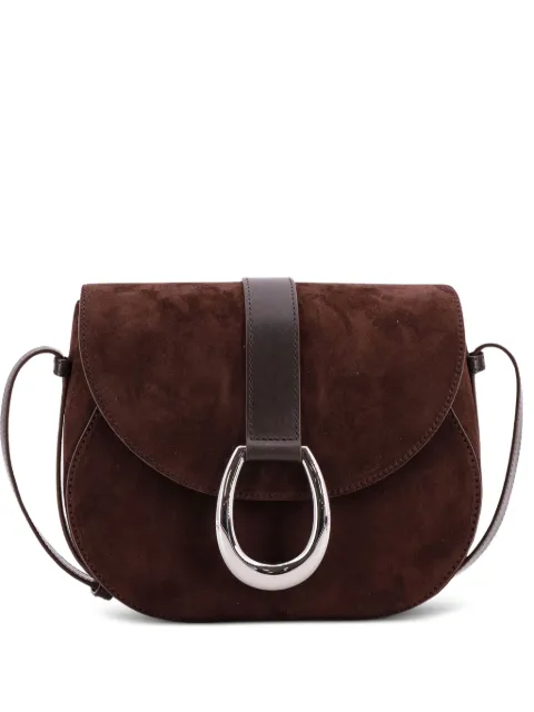 STAUD Bella Saddle flap closure crossbody bag Brown H25F3009UNESPR