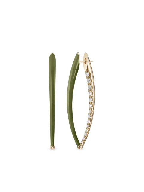 Melissa Kaye 18K Yellow Gold Cristina diamond earrings Gold E1906AGY