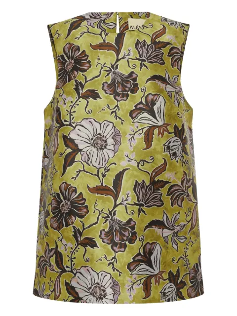 ALEMAIS Citron sleeveless top Green 6329TMULTI