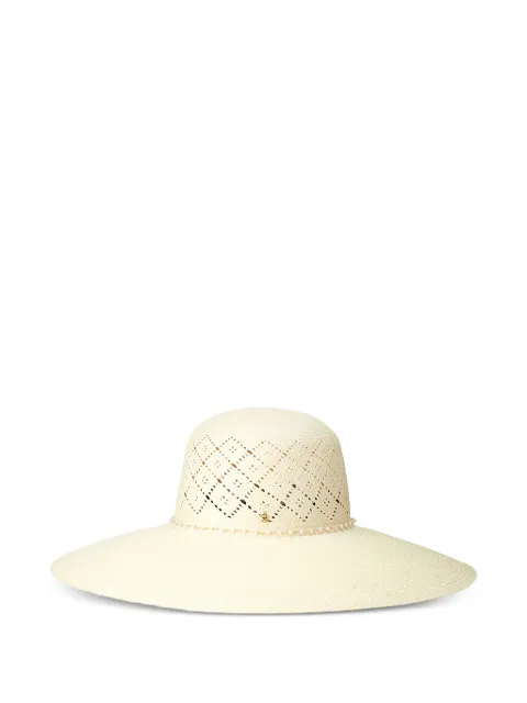 Maison Michel Blanche openwork-design hat Neutrals 1004087001