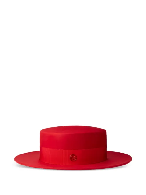Maison Michel Kiki ribbon hat Red 1041168001