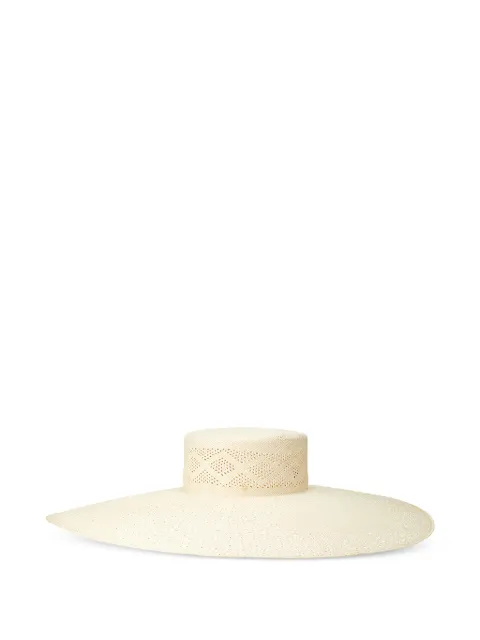 Maison Michel Big Ursula hat Neutrals 1646001001
