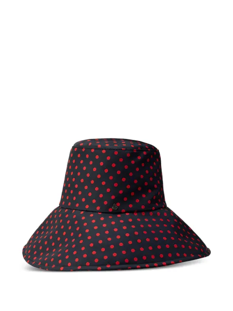 Maison Michel Isabella polka-dot hat Black 2178015001