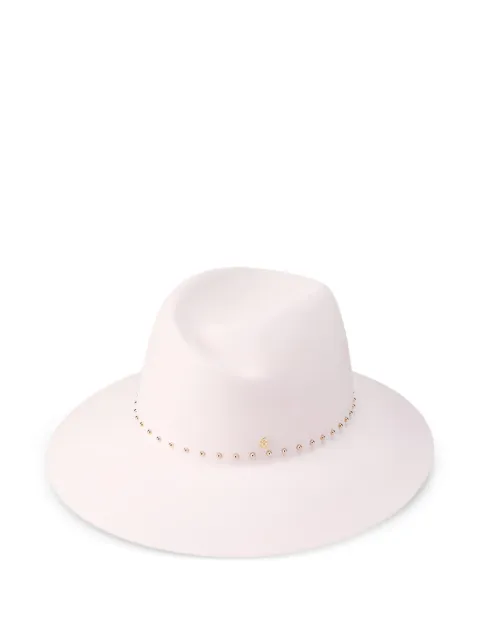 Maison Michel Virginie beaded fedora hat Purple 1001293001