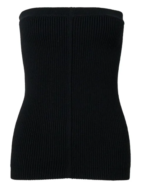 Rick Owens knitted tube top Black RO02E4674KWVMH