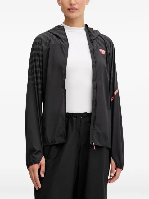DYNAFIT Trail Reflective Wind hooded lightweight jacket Black 80000071985