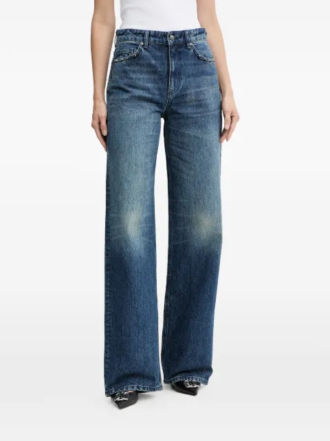 Just Cavalli logo-patch jeans Blue 79PAB5T2CDWAA