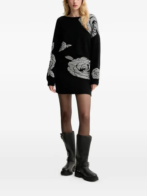 Gestuz GZrosaly floral mini skirt Black 10910595
