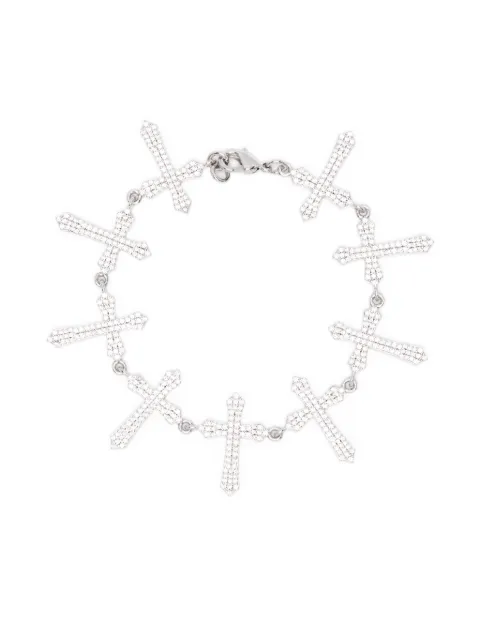 DARKAI Cross Tennis bracelet Silver DIBR0067BBDIL