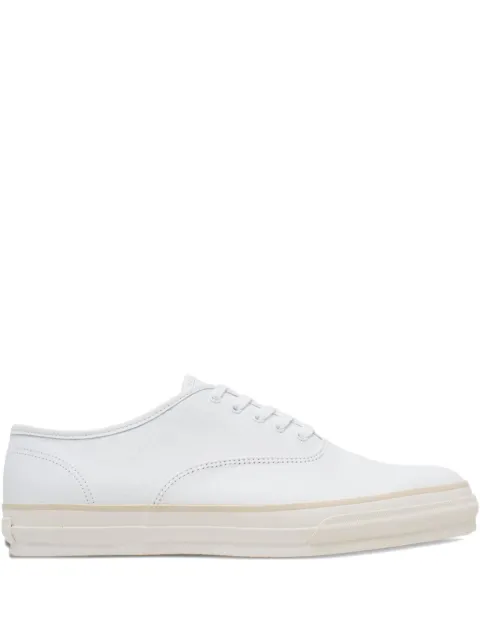 Comme Des Garçons Comme Des Garçons leather vulcanized lace-up sneakers White RPK10300121A