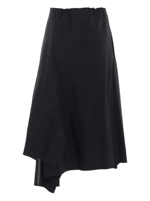 Yohji Yamamoto gathered skirt Black FLS63600001