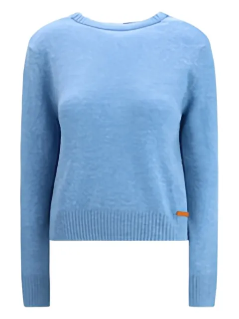 Marni open-back crew-neck sweater Blue GCMD0647A0UFX328