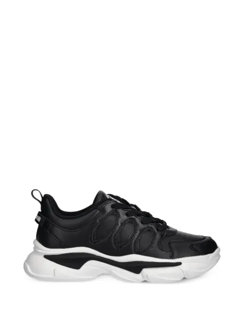 Just Cavalli wave-design sneakers Black 79QA3SA3ZPB57899