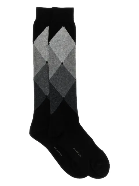 Ballantyne diamond-patterned socks Black BMX03114CT195599