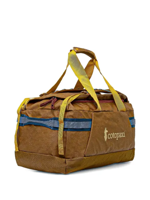 COTOPAXI logo-print top-handle holdall Brown S25492U1379