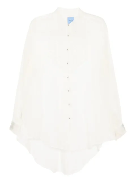 Macgraw Tuxedo shirt Neutrals TUXEDOSHIRTINIVORYORGANZA