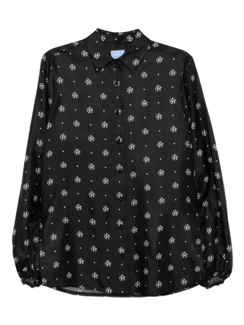 Macgraw Scholarship shirt Black SCHOLARSHIPSHIRTINBLACKFLORAL