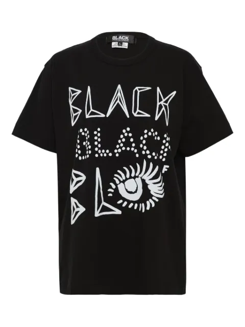 Black Comme Des Garçons pagowski print T-shirt Black 1PT50205011A