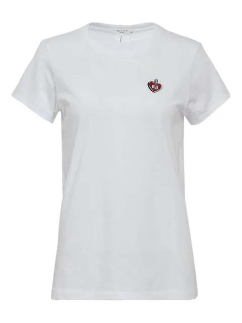 rag & bone charm-print T-shirt White AW25RE7D25FT3SWWHWHITE