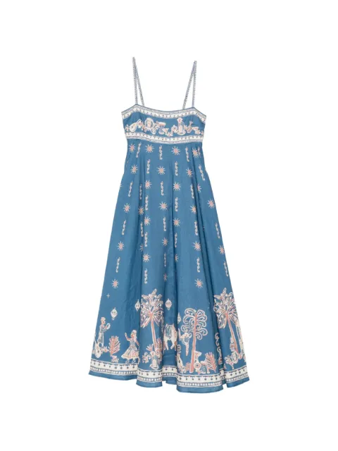 ALEMAIS Acacia dress Blue 6206D