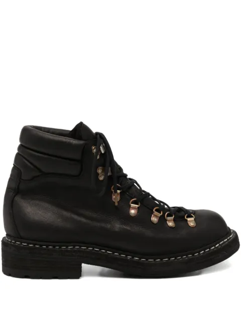 Guidi lace-up hiking boots Black 19MCALFFULLGRAINBLKT