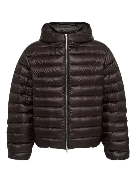 Jil Sander hooded padded jacket Brown PF25J47AF0153J70122602J