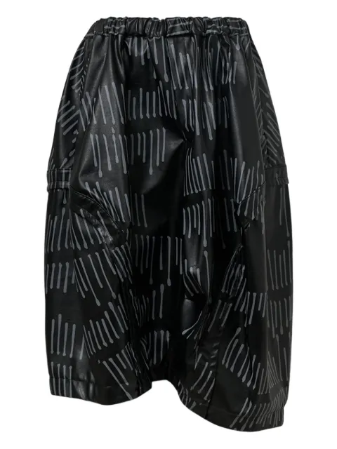 Black Comme Des Garçons Pagowski print midi skirt Black 1PP00205011A