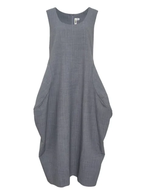 Comme Des Garçons pinstripe flared dress Grey GPO01105121A
