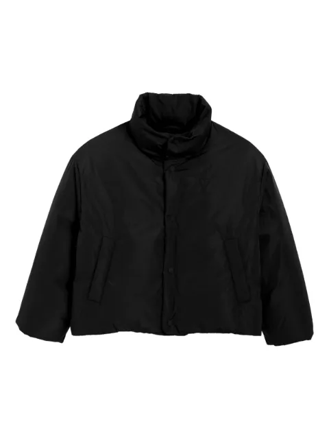 AMI Paris Ami De Coeur puffer jacket Black H25HJK818PL0039