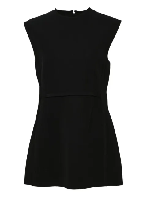 Jil Sander crew-neck silk top Black J03NC0317J65005001