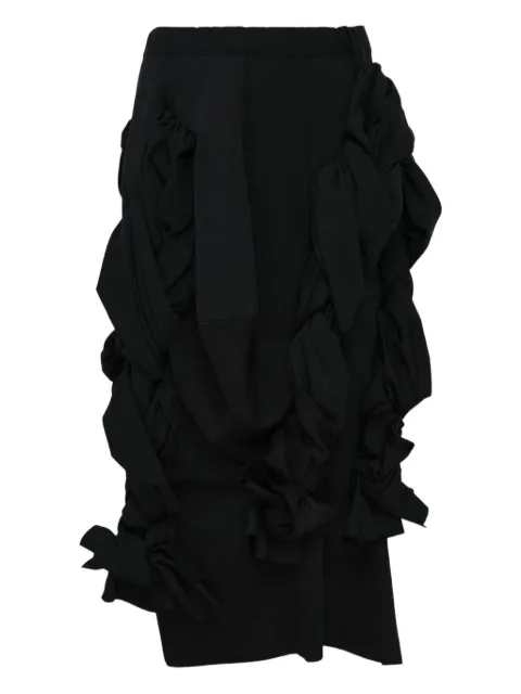 Comme Des Garçons braided-detail midi skirt Black GPS01305111A