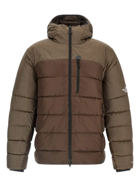 The North Face Kalix quilted hooded down jacket Brown NF0A8D1Y1OI11OI1