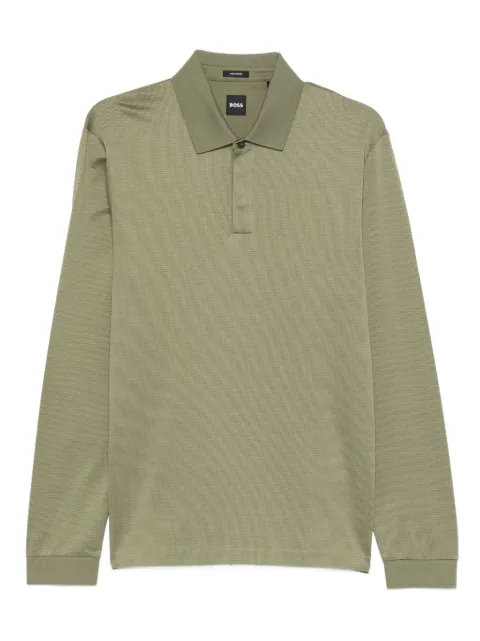 BOSS Paddo long-sleeves polo shirt Green 50544254