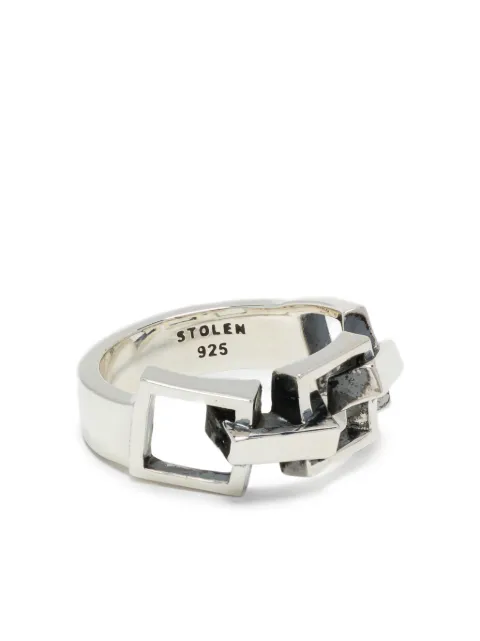 Stolen Girlfriends Club Death Metal ring Silver JWL23856