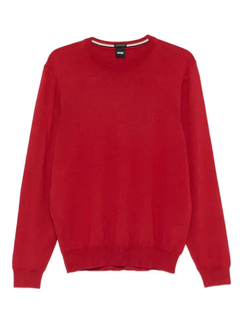 BOSS crew neck sweater Red 50476364