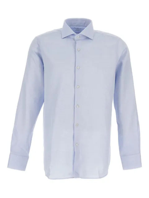 Bagutta button-fastening shirt Blue BRANDO1004881