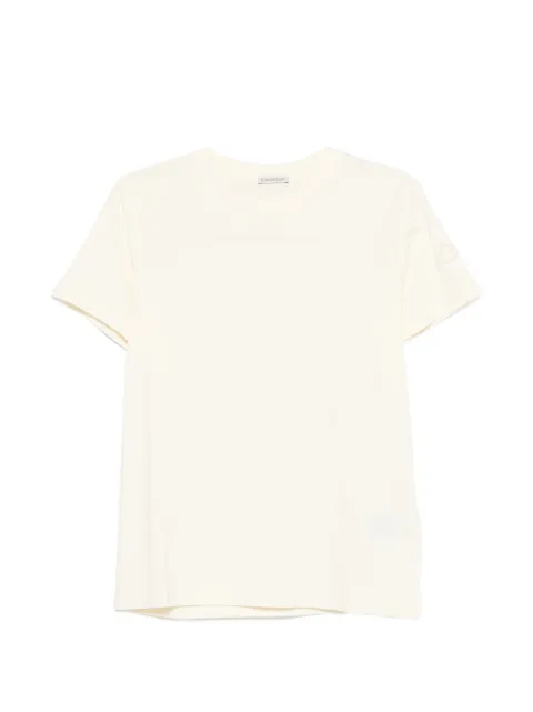 Moncler round-neck T-shirt Neutrals L10938C0002989AUO